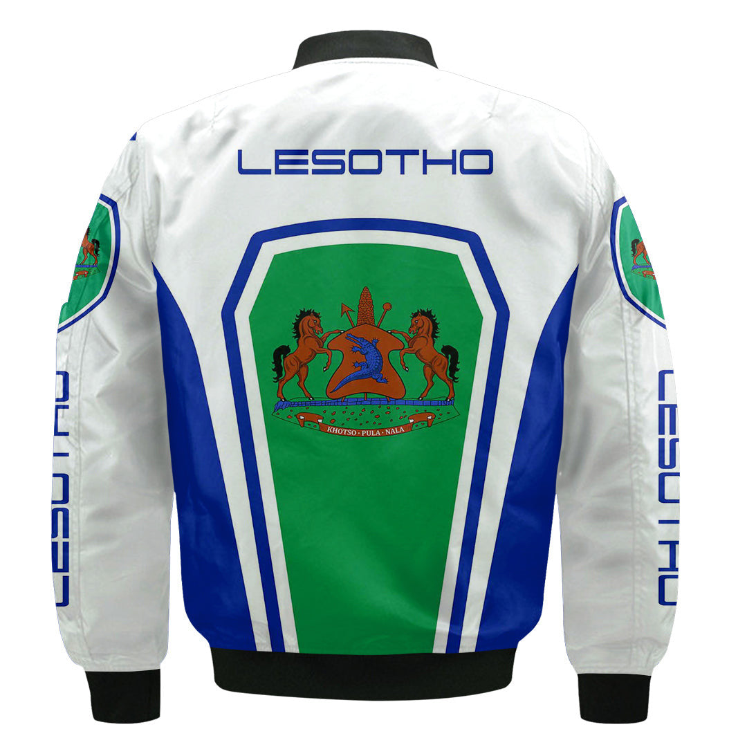 Lesotho Formula One Zip Bomber jacket