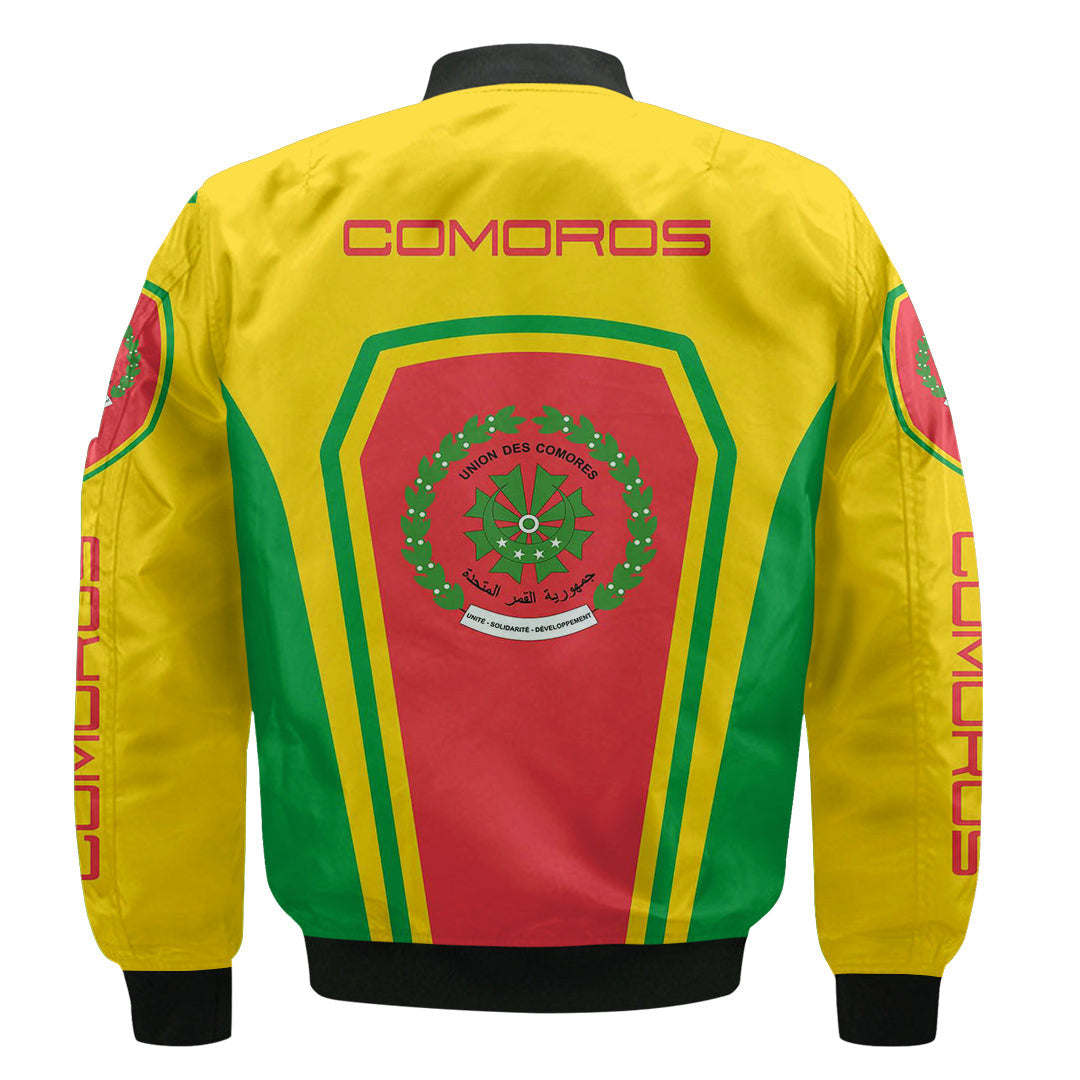 Comoros Formula One Zip Bomber jacket