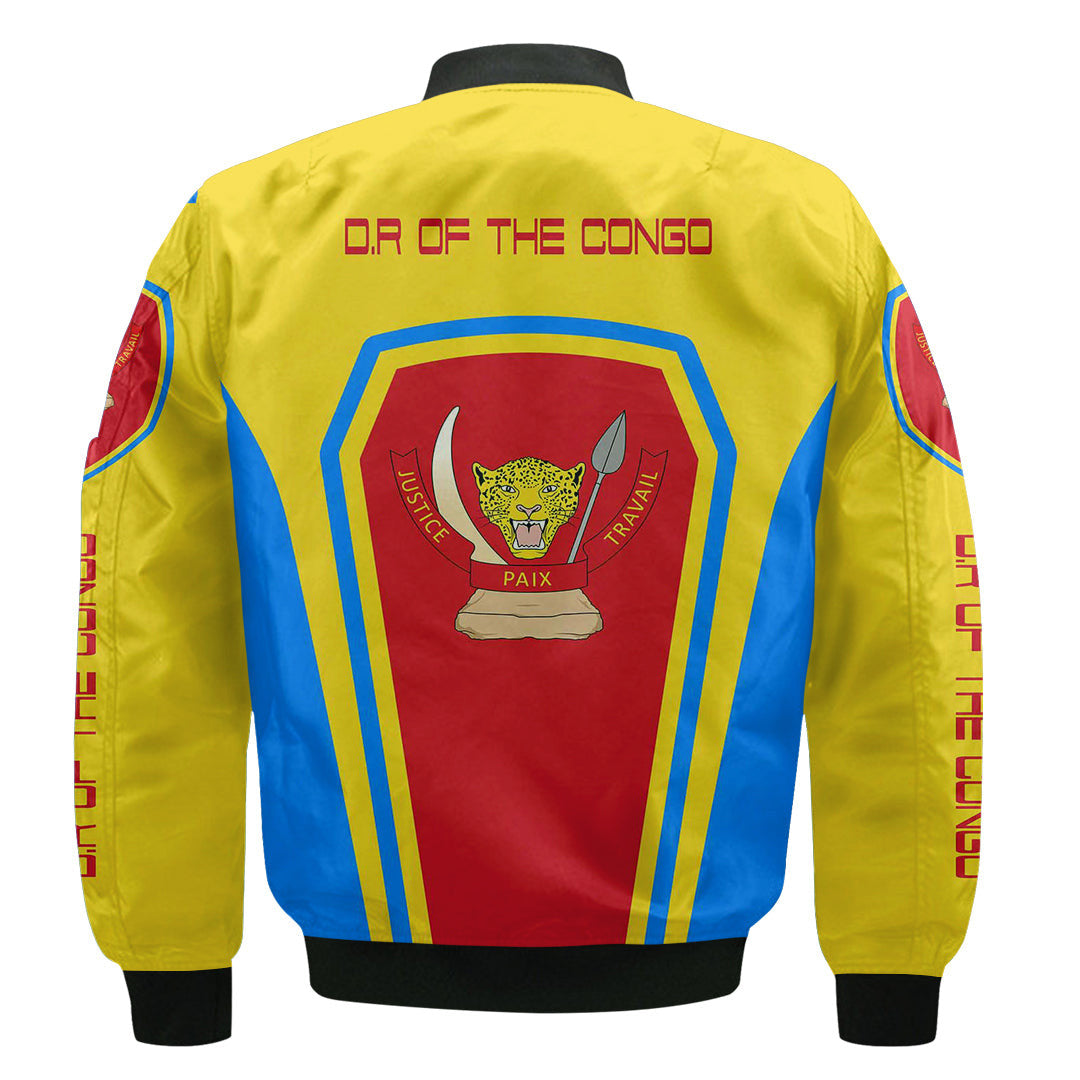 Democratic Republic of the Congo Formula One Zip Bomber jacket