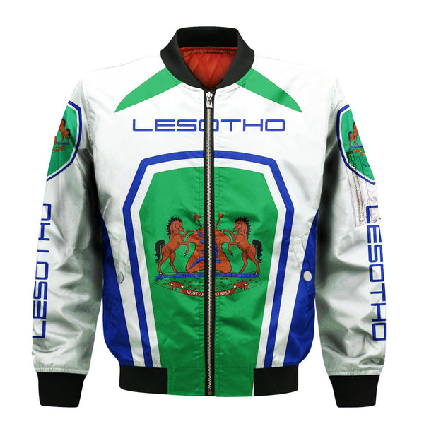 Lesotho Formula One Zip Bomber jacket