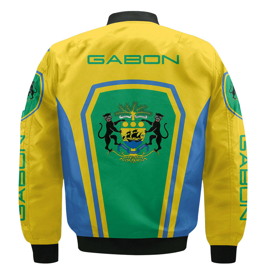 Gabon Formula One Zip Bomber jacket