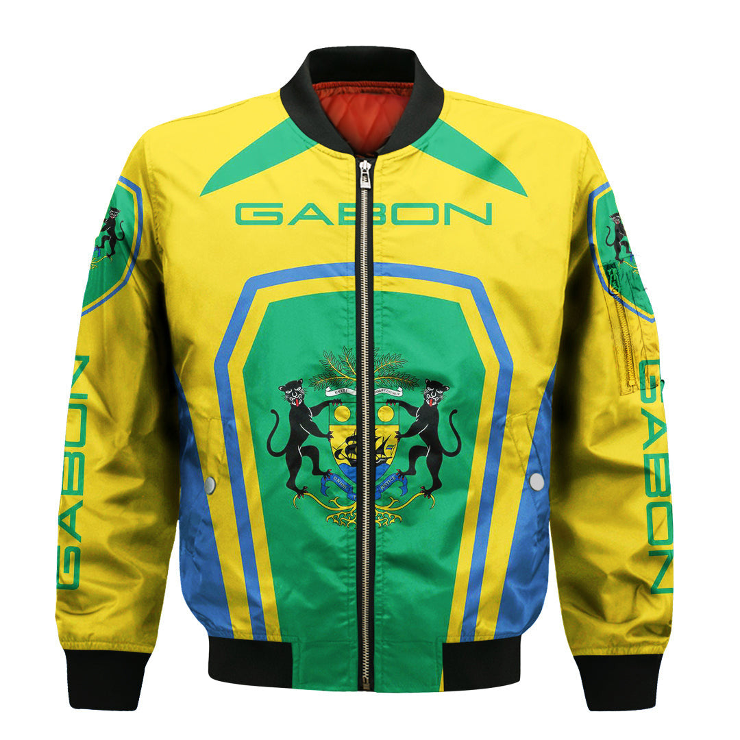 Gabon Formula One Zip Bomber jacket