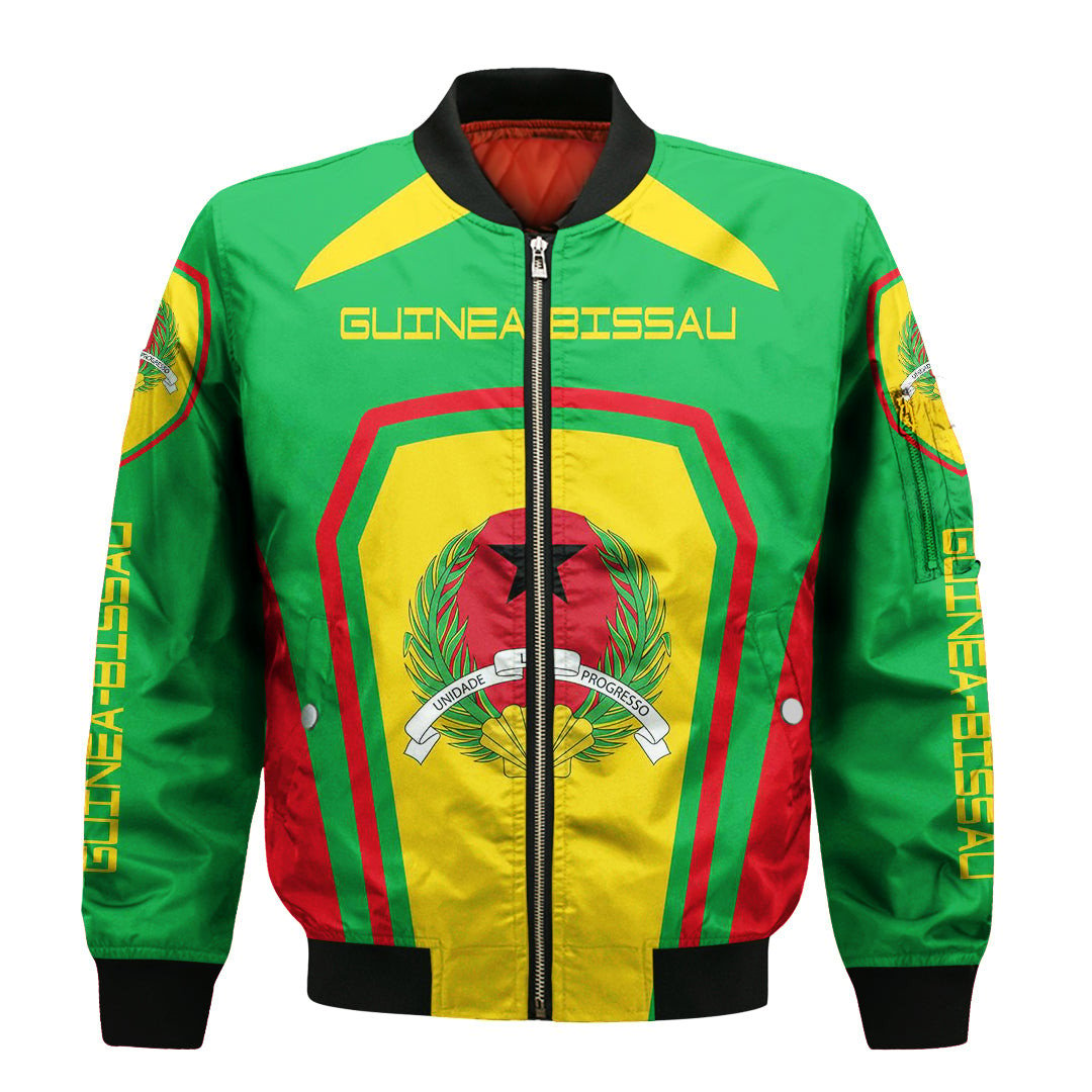 Guinea Bissau  Formula One Zip Bomber jacket