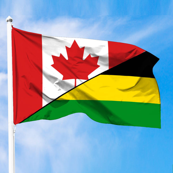 Ethiopia Flag Of The Benishangul Gumuz Region Flag With Canada Flag