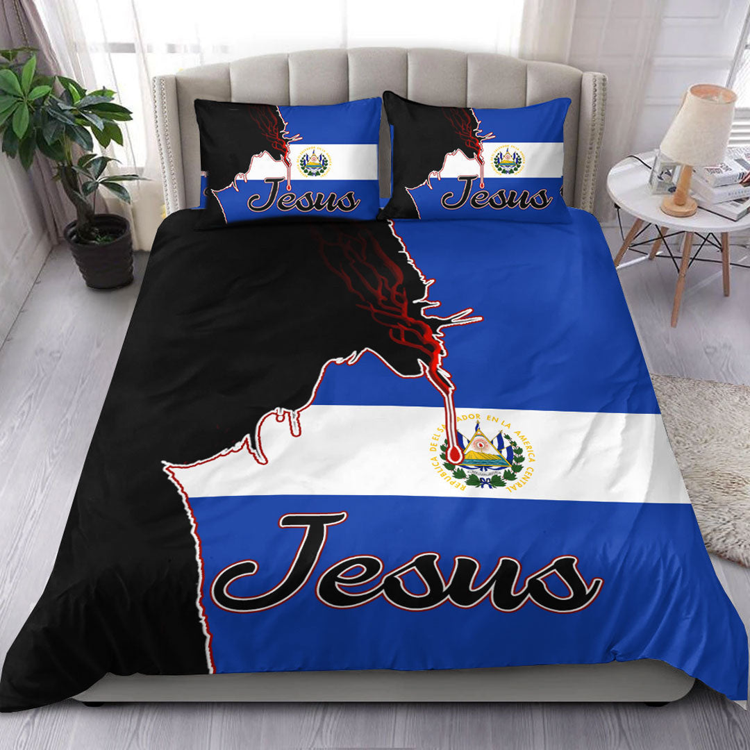 El Salvador Jesus Bedding Set