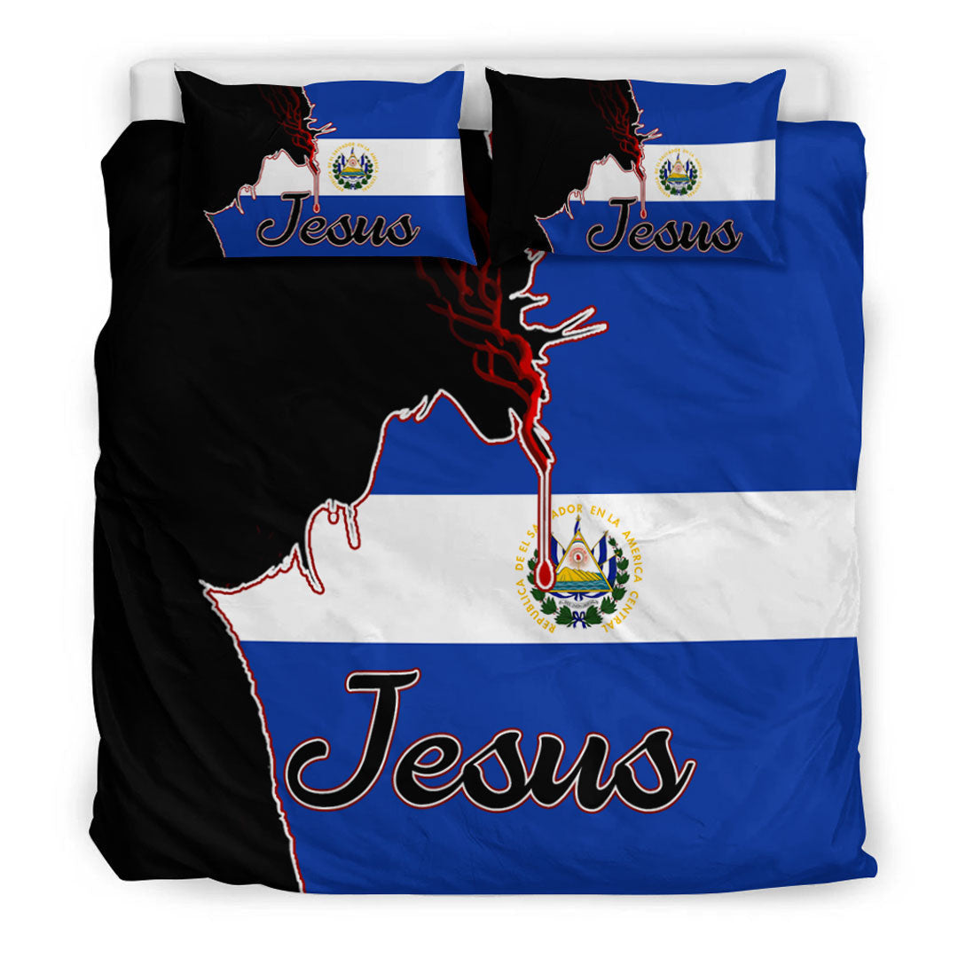 El Salvador Jesus Bedding Set