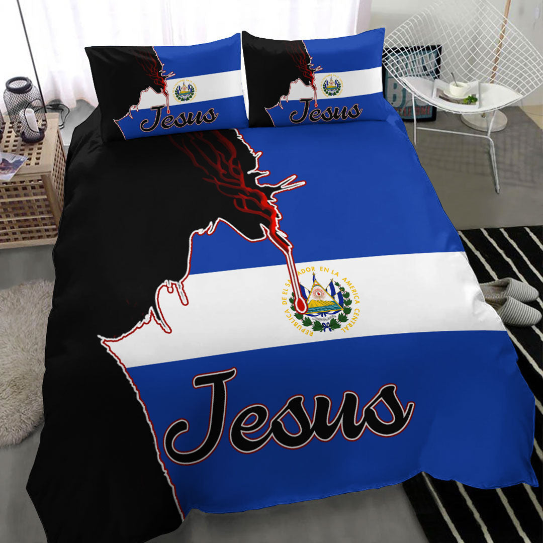 El Salvador Jesus Bedding Set