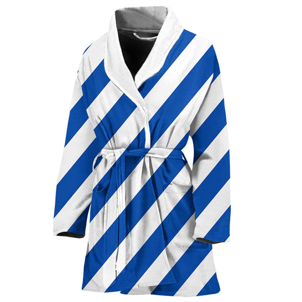 El Salvador Pattern Flag Bath Robe