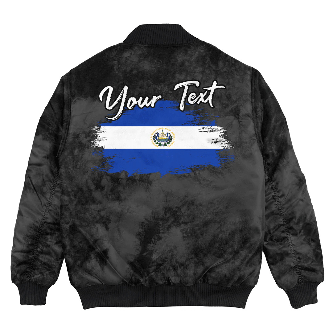 El Salvador Bomber Jacket It'S Where My Story Begin Wash Style