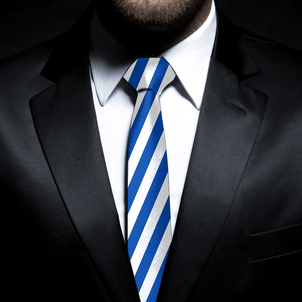 El Salvador Flag Pattern Necktie