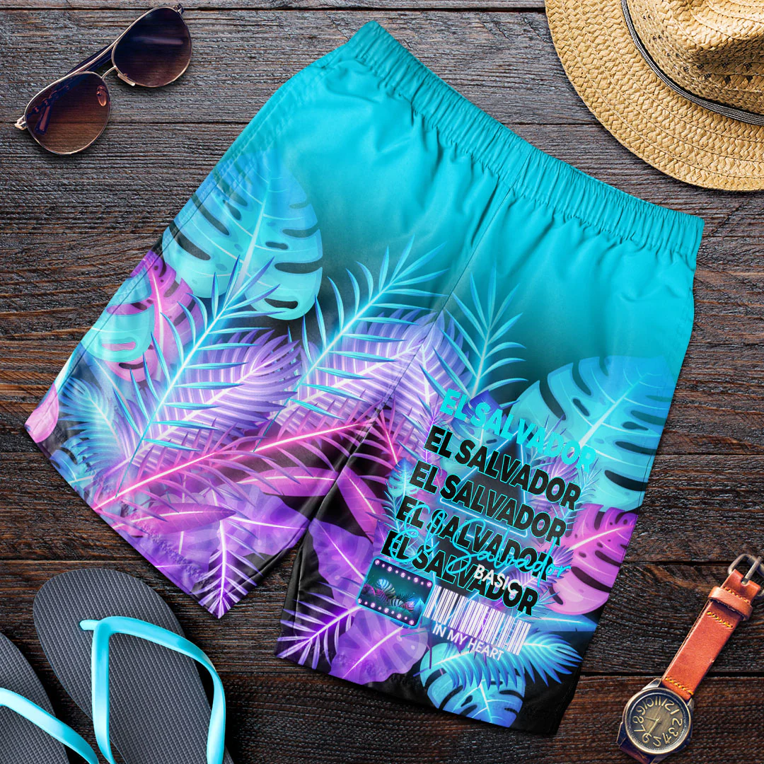 El Salvador Tropical Neon Men Short