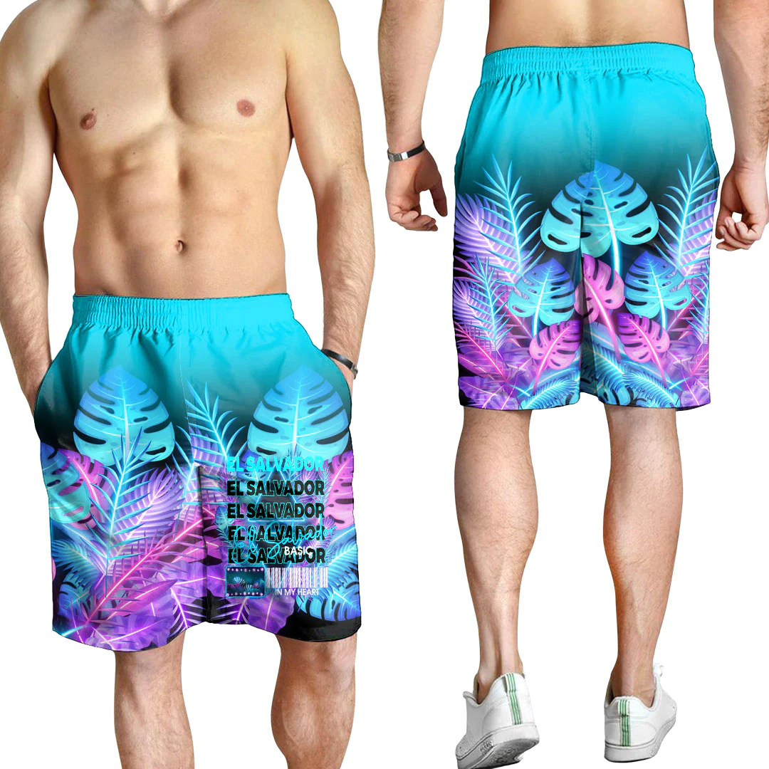 El Salvador Tropical Neon Men Short