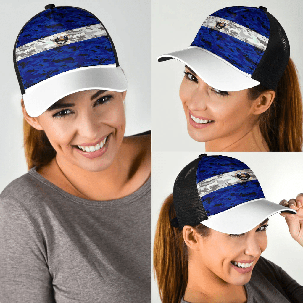 El Salvador Mesh Back Cap Camo Style