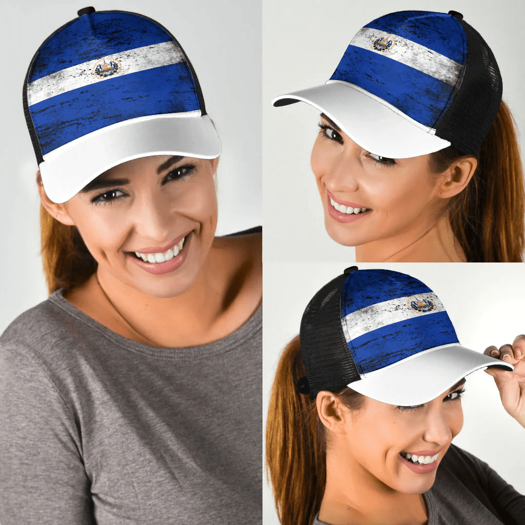 El Salvador Mesh Back Cap Special Grunge Style