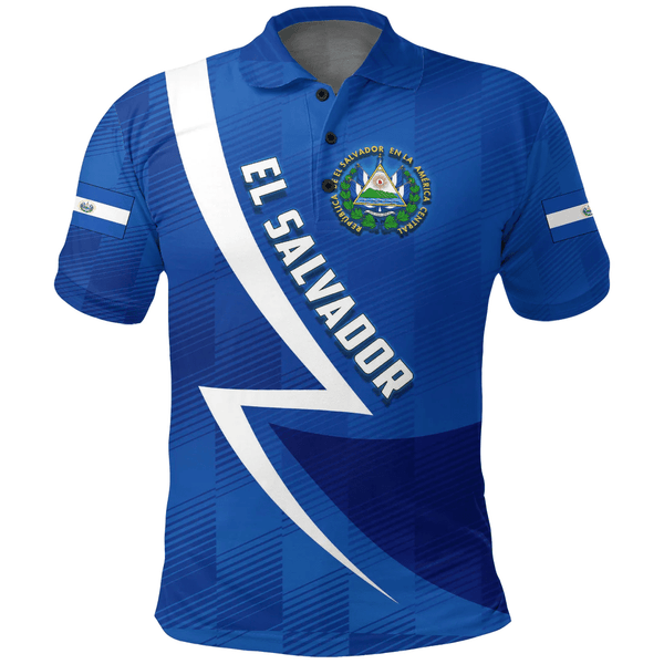 Custom El Salvador Sport Football Polo Shirt