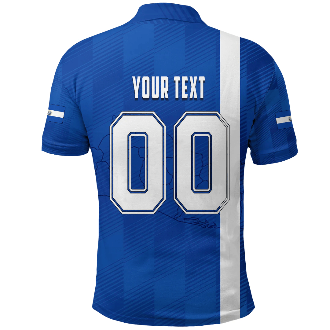 Custom El Salvador Sport Football Polo Shirt