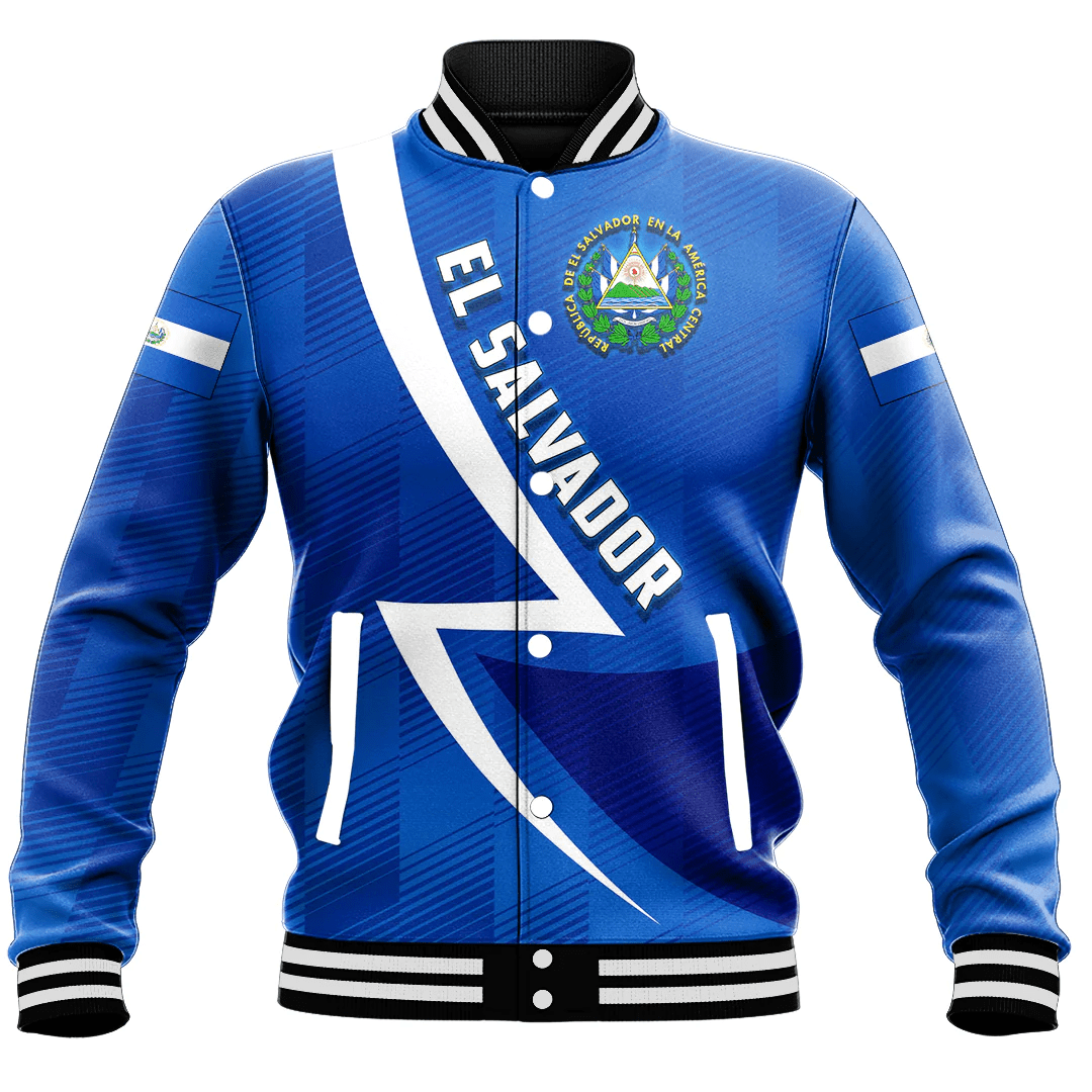 Custom El Salvador Sport Football Baseball Jacket