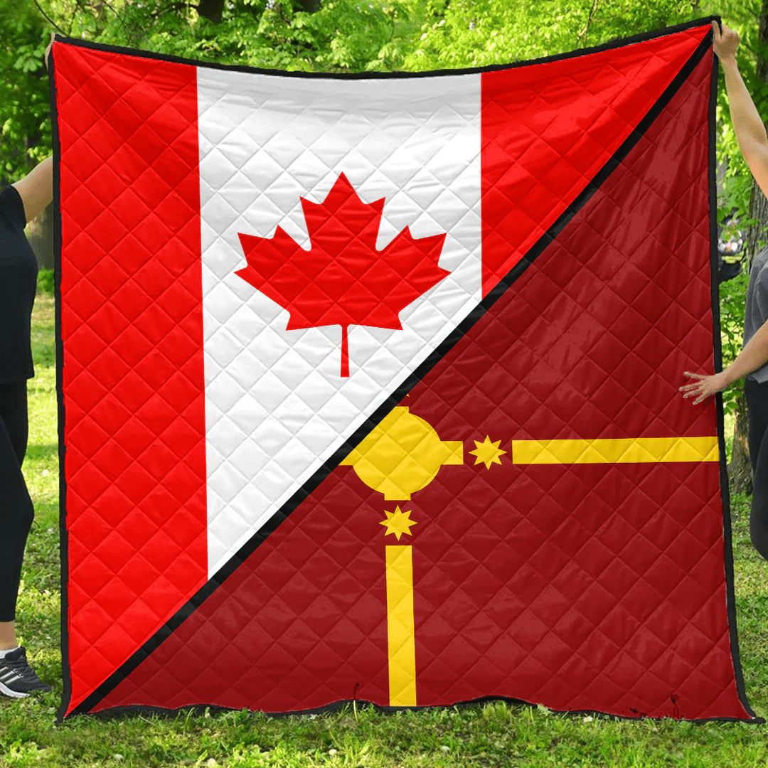 Rotuma With Canada Flag Premium Quilt – To The Closet