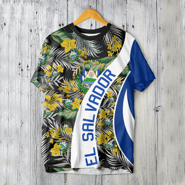 El Salvador T Shirt Vintage Tropical Summer Style