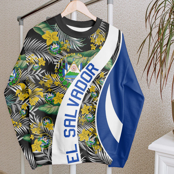 El Salvador Sweatshirt Vintage Tropical Summer Style