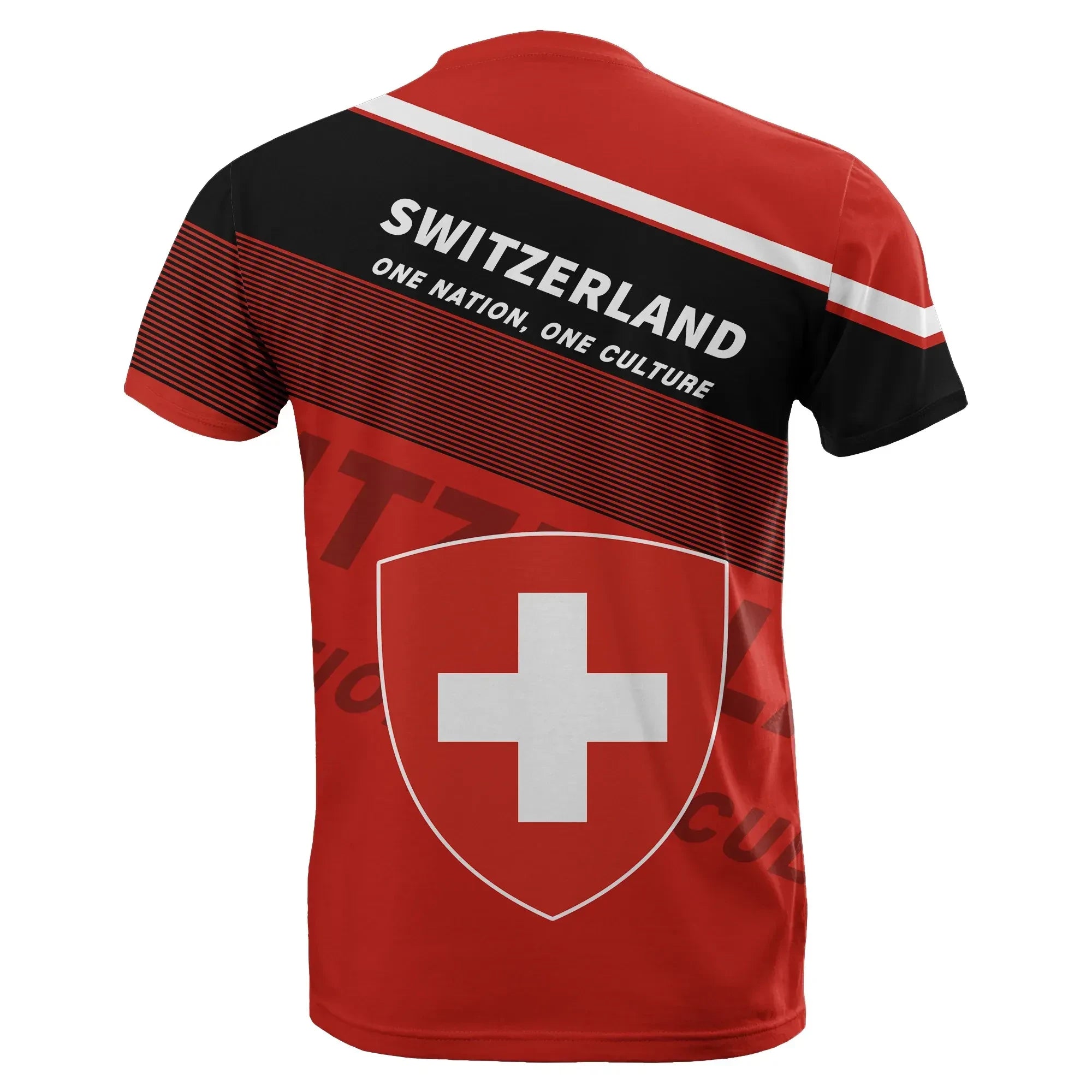 Switzerland T Shirt Flag Motto Special Style