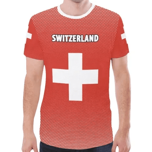 Switzerland T Shirt Swiss Flag T Shirt