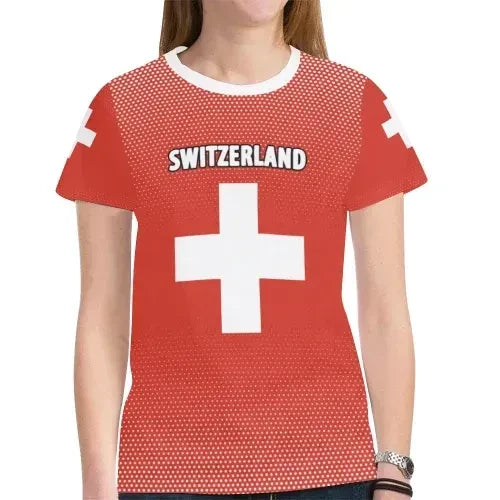 Switzerland T Shirt Swiss Flag T Shirt