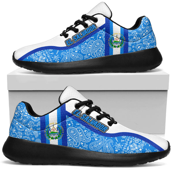 El Salvador Sporty Sneakers Paisley Bandana Style