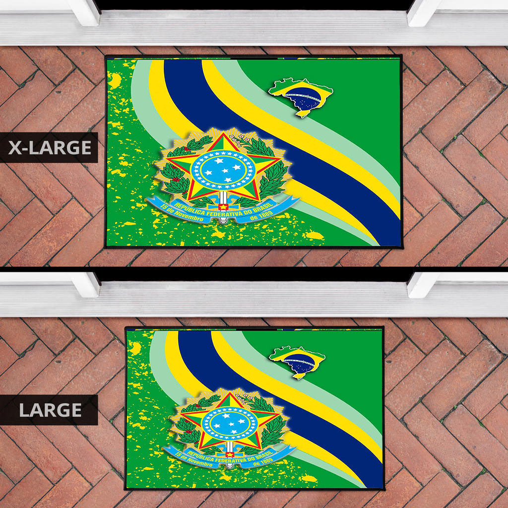 Brazil Special Flag Door Mat