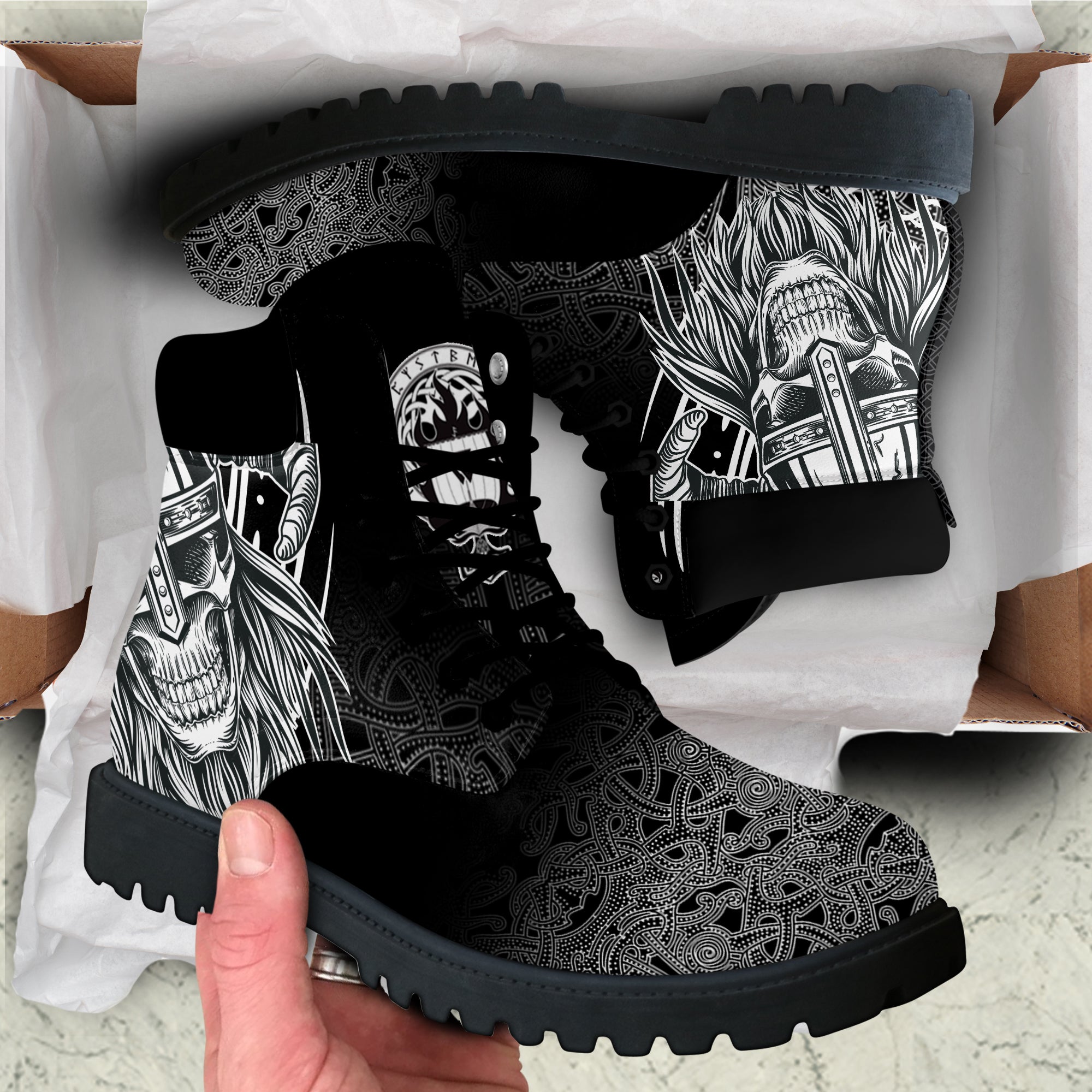 Viking All Season Boots Skull Warrior 2