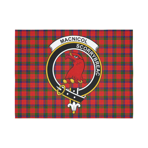 Macnicol (Of Scorrybreac) Tartan Tapestry Clan Badge
