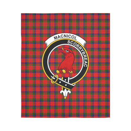 Macnicol (Of Scorrybreac) Tartan Tapestry Clan Badge