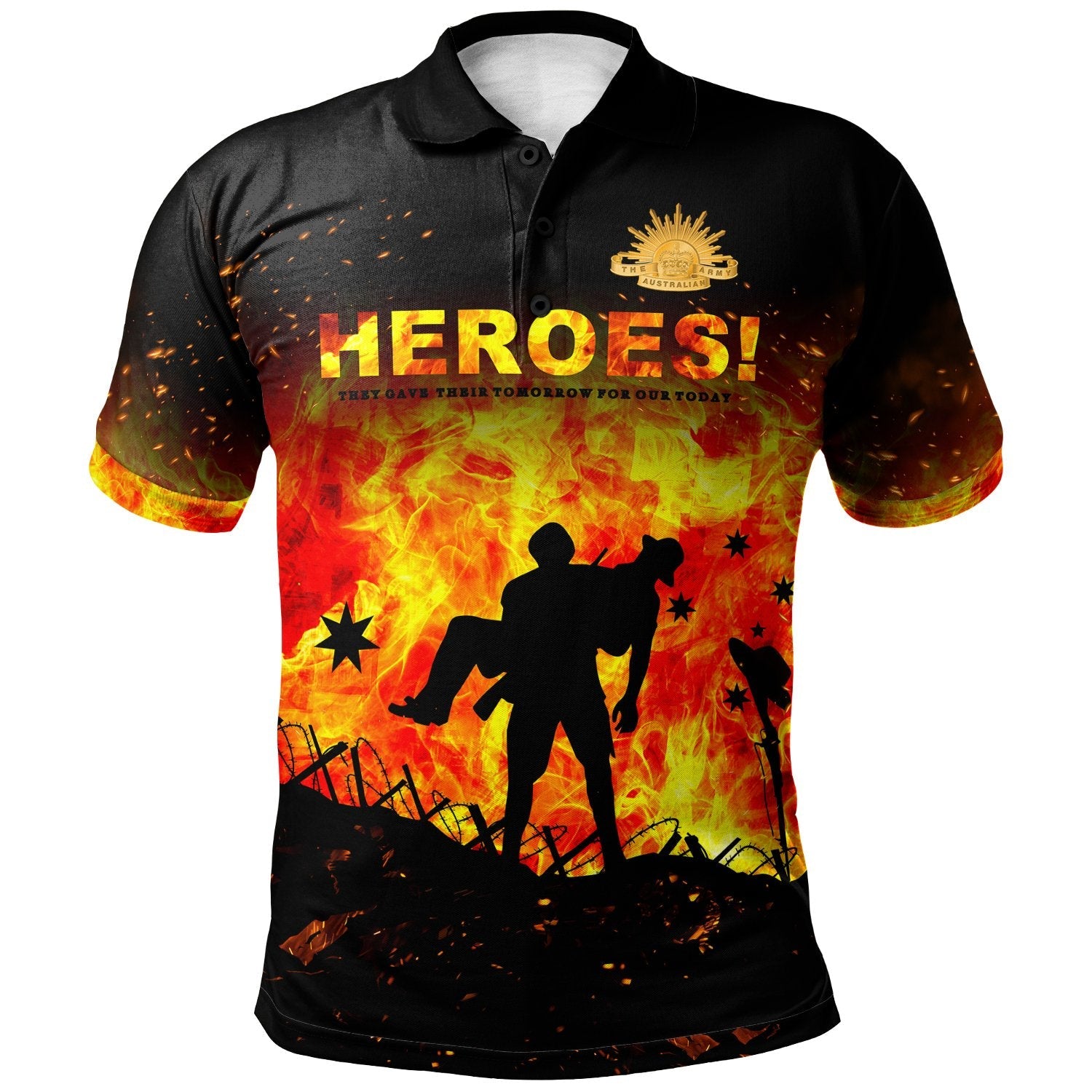 Anzac Polo - Anzac Heroes Polo Shirt