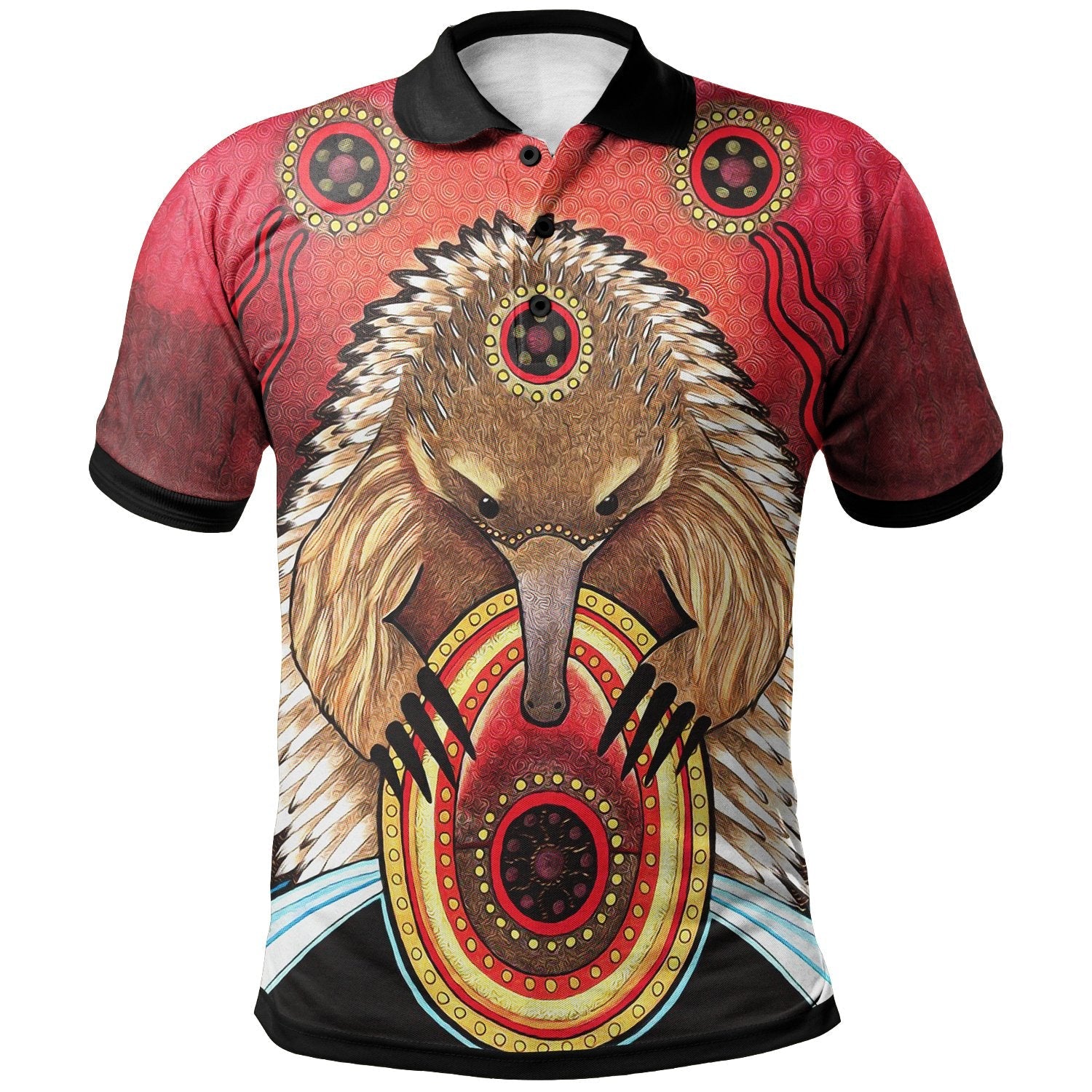 Aboriginal Polo - Australian Echidna Polo Shirt