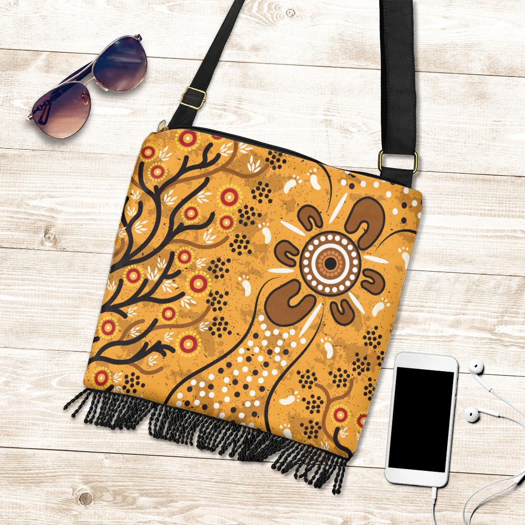 Boho Handbags - Aboriginal Art In Spring Style