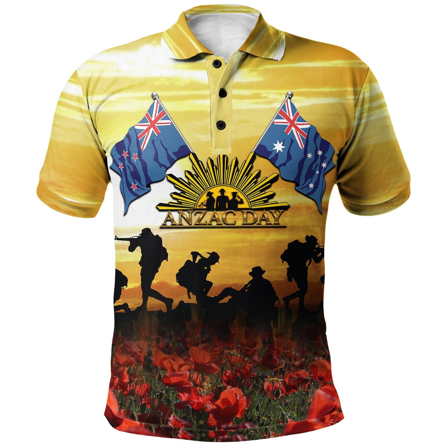 Anzac Polo - Australian and New Zealand Army Corps Polo Shirt