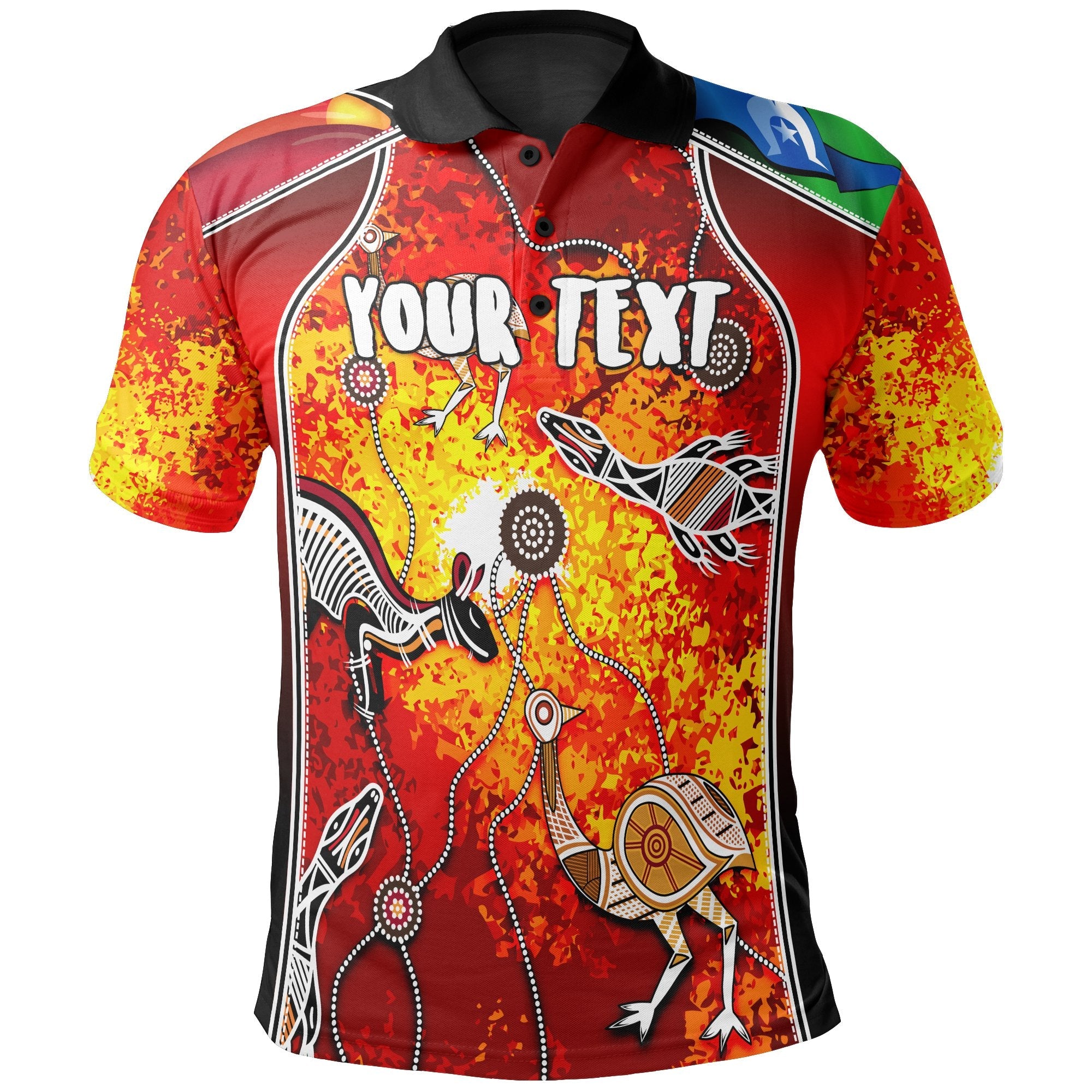 Naidoc Polo - (Custom Text) Naidoc Week Always Will Be Kid Polo Shirt