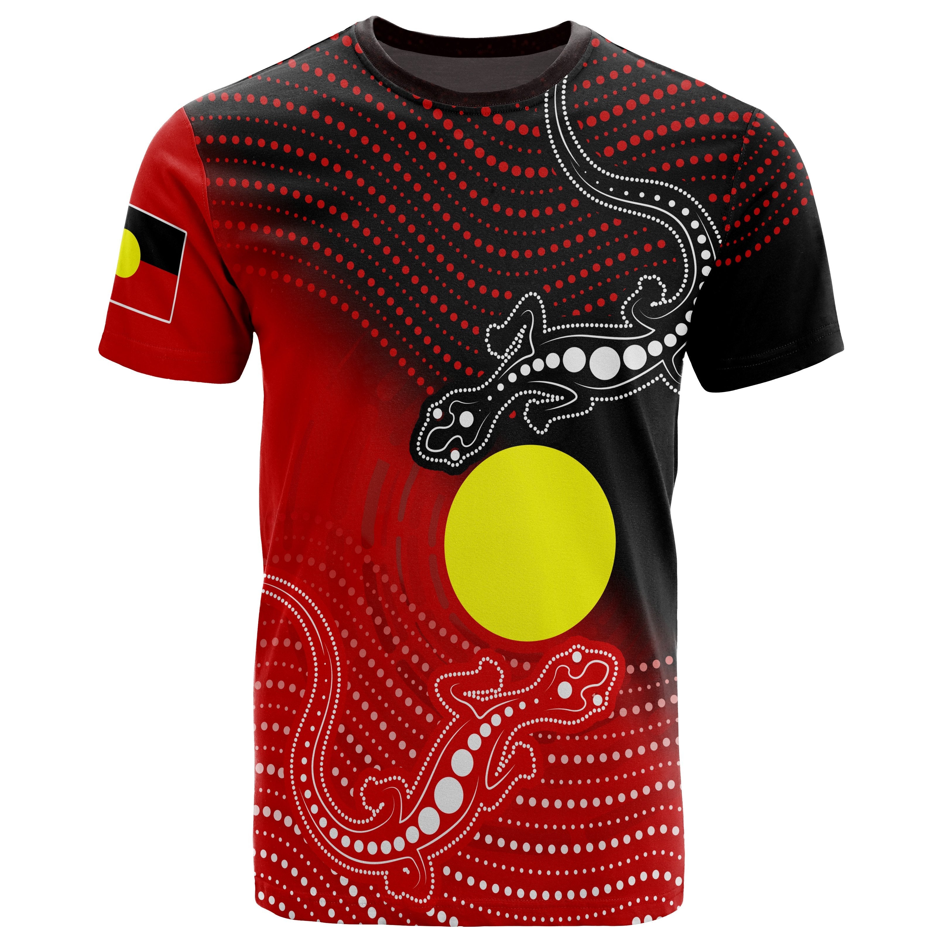 Aboriginal TShirt - Two Indigenous Lizard