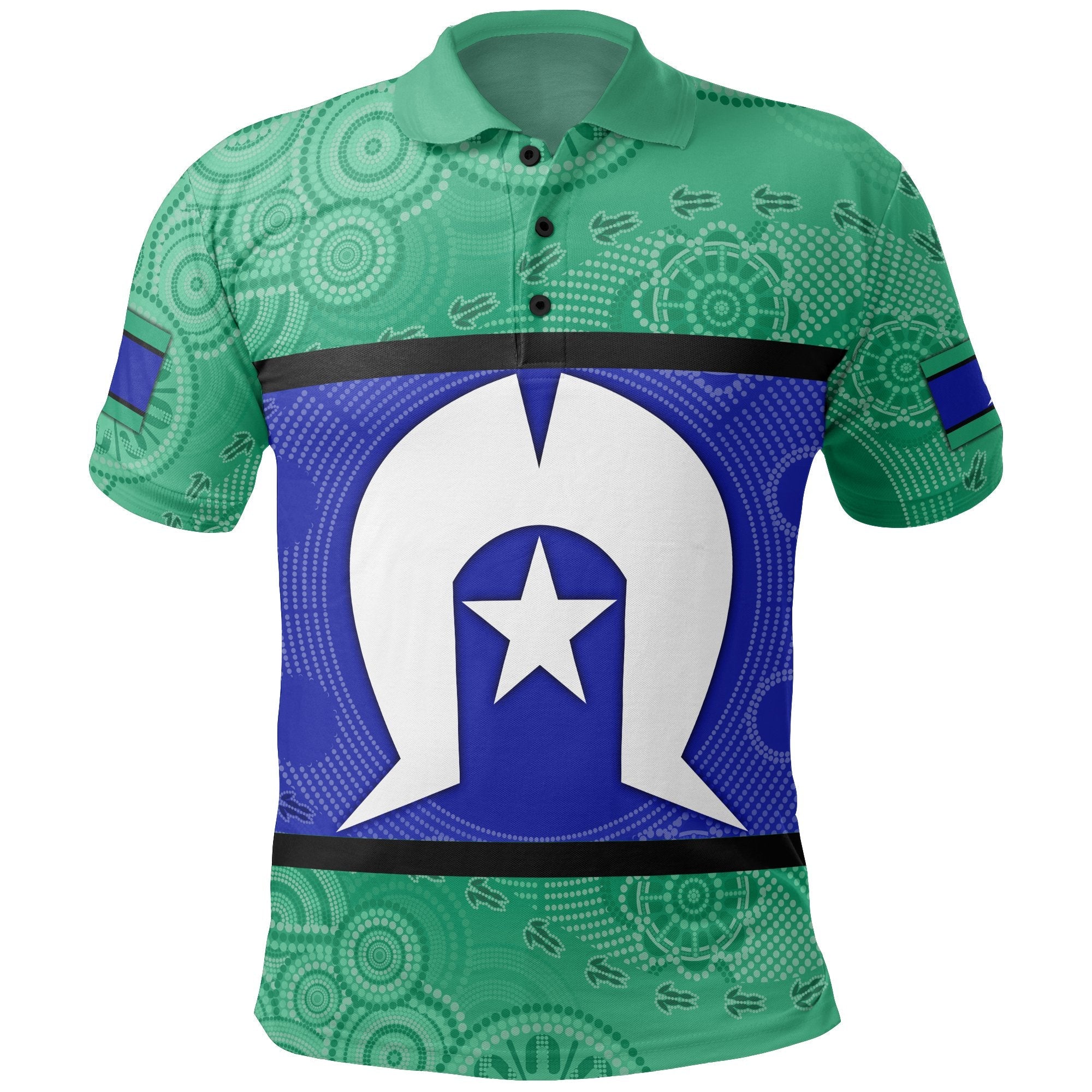 Aboriginal Polo - Torres Strait Islands Aboriginal Patterns Polo Shirt