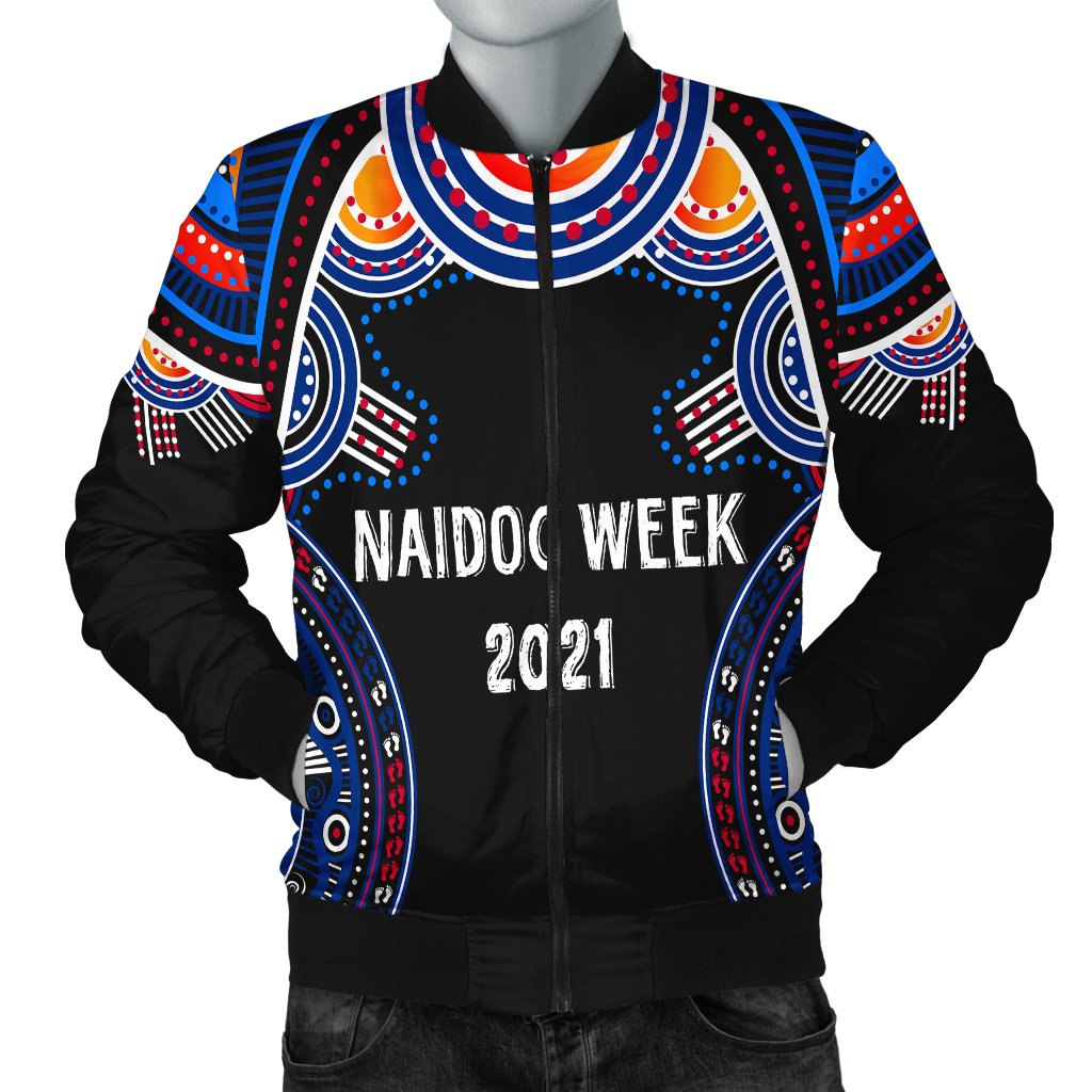Naidoc Week 2021 Custom Men Bomber Jacket, Heal Country