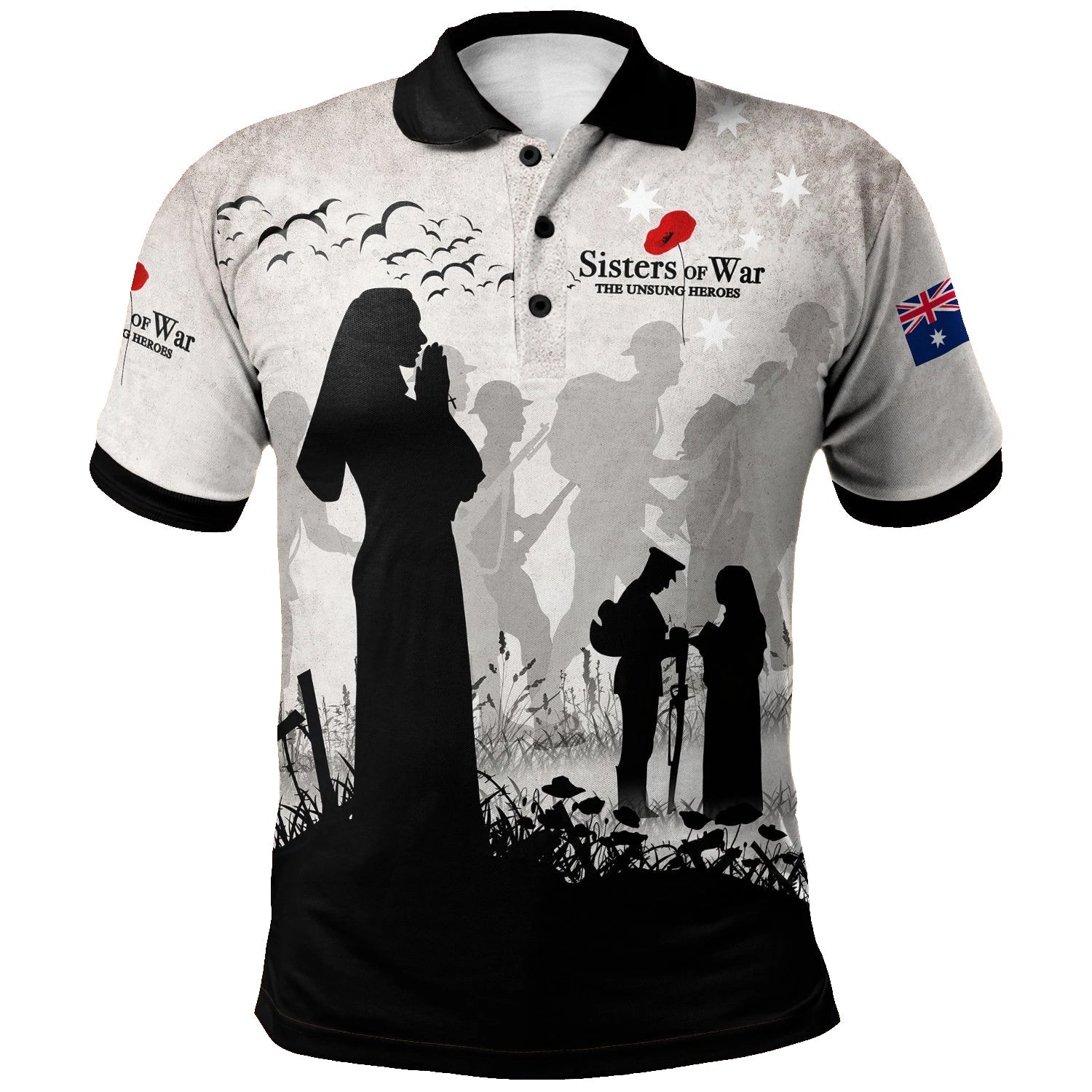 Anzac Polo -  Sisters Of War Polo Shirt