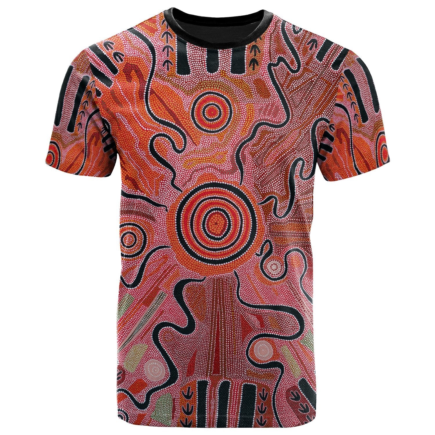 Aboriginal TShirt - Indigenous Footprint Landscape