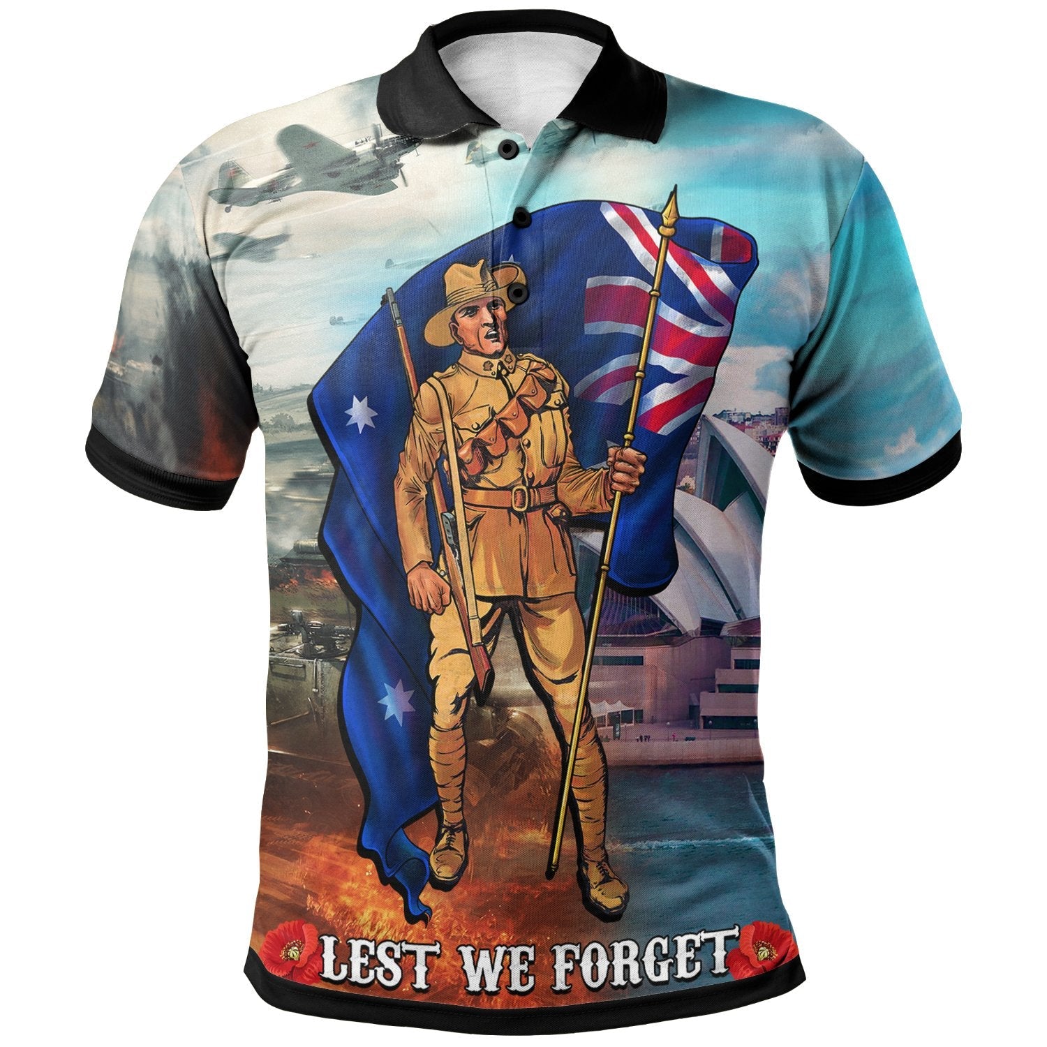Anzac Polo - Australian Soldier Polo Shirt