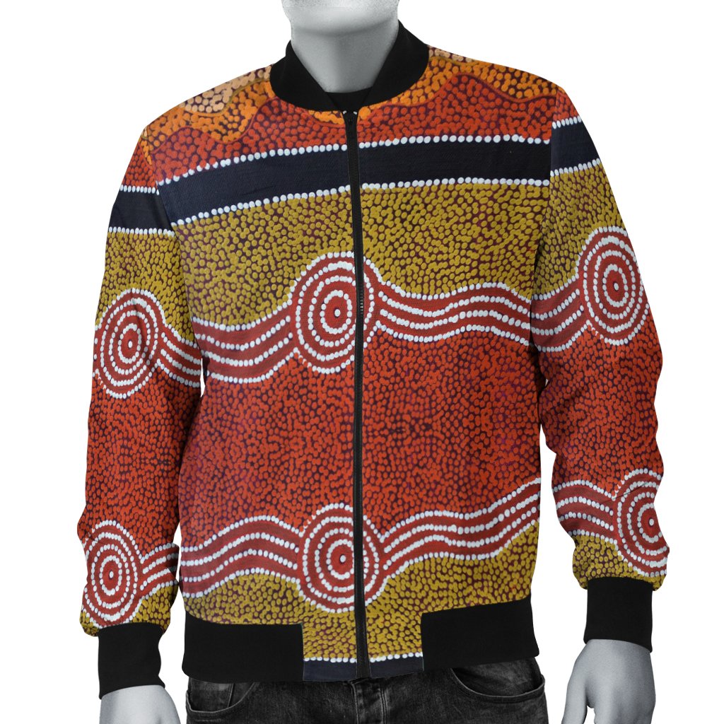 Bomber Jacket - Aboriginal Dot Style