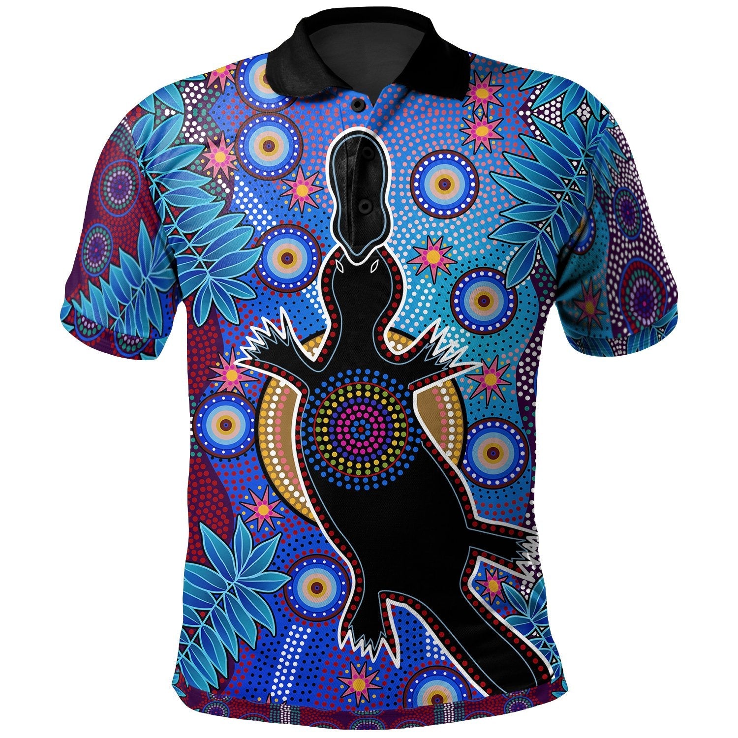Aboriginal Polo - Indigenous Platypus Polo Shirt