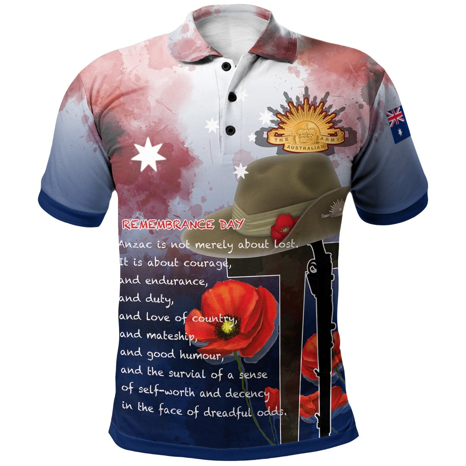 Anzac Polo - Remembrance Day Polo Shirt