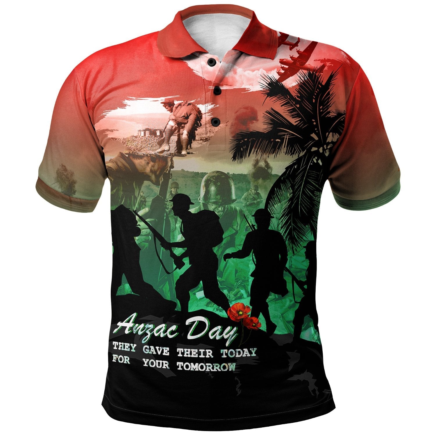 Anzac Polo - They Gave Their Today For Your Tomorrow Polo Shirt