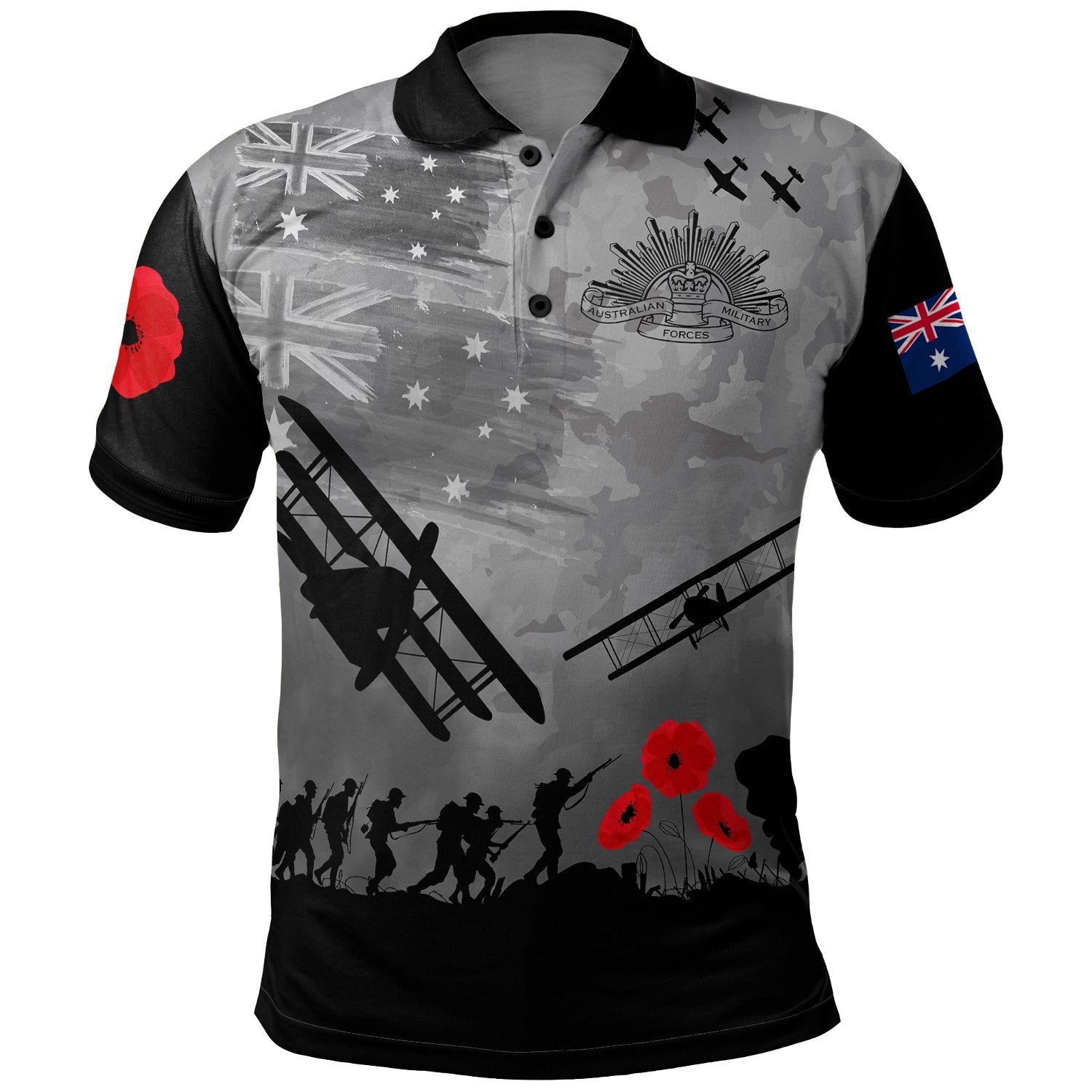 Anzac Polo - Lest We Forget Polo Shirt