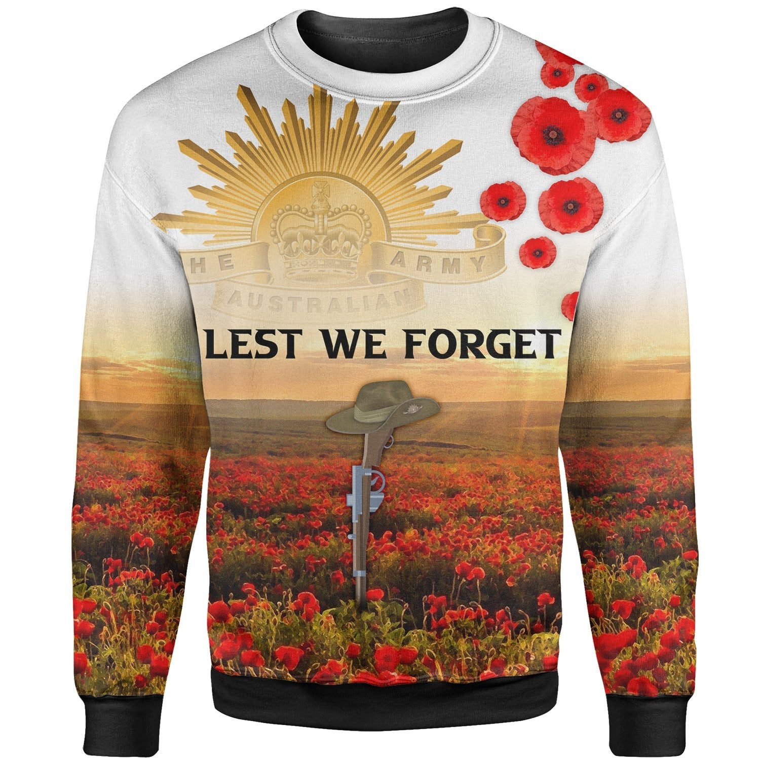 Anzac Day 2022 Sweatshirt - We Will Remember Them