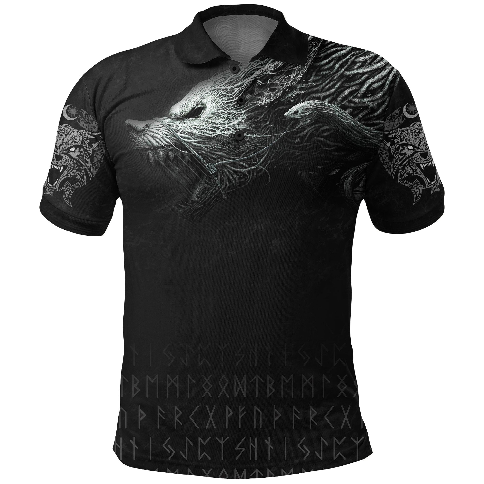 Viking Polo Shirt Fenrir